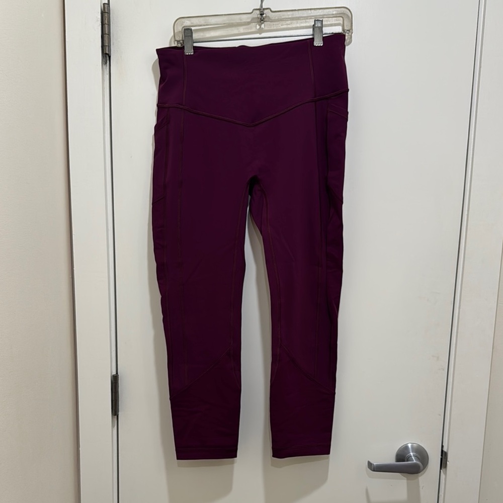 Purple Lululemon Leggings Size 10